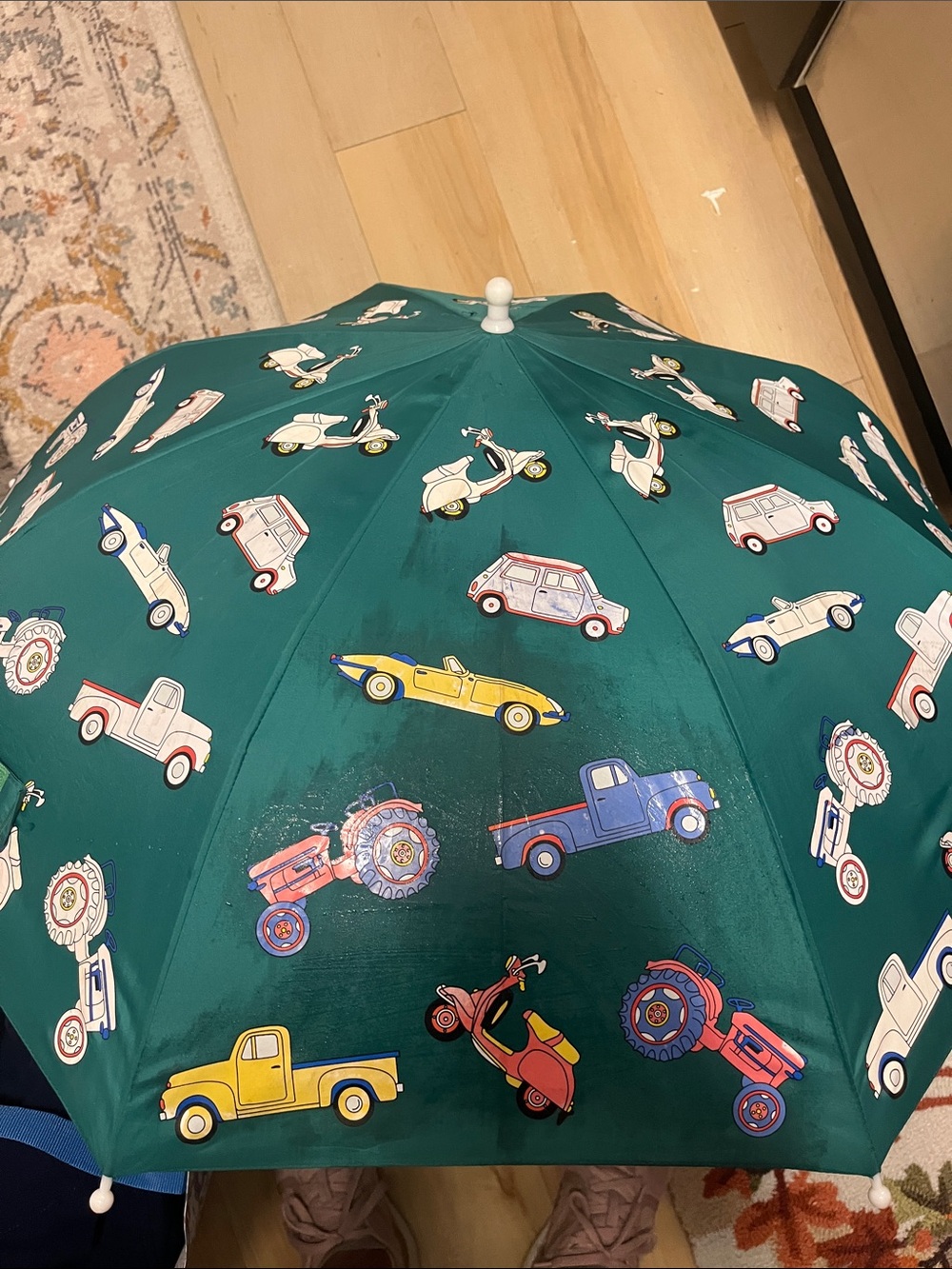 Holly & Beau color changing umbrella cars & trucks excellent condition
